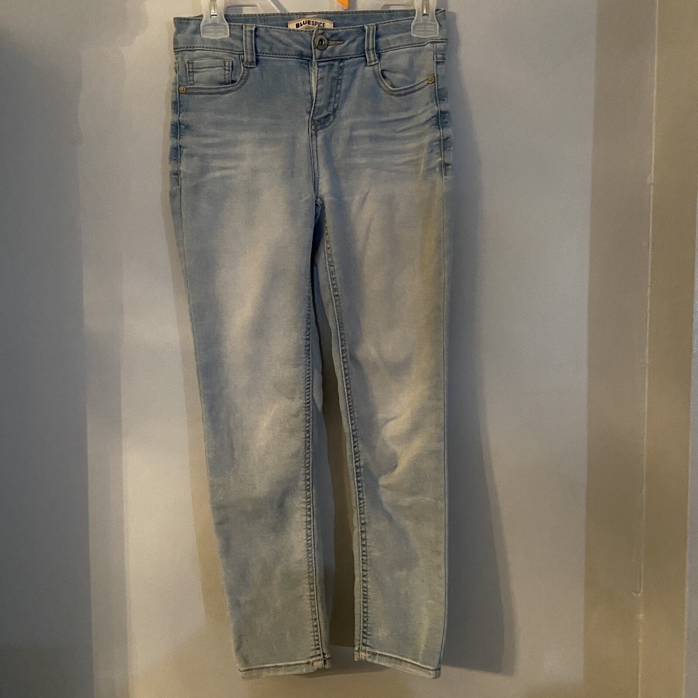 BLUE SPICE Juniors Light‎ Blue Jean Denim Stretchy Jeans, Size 3